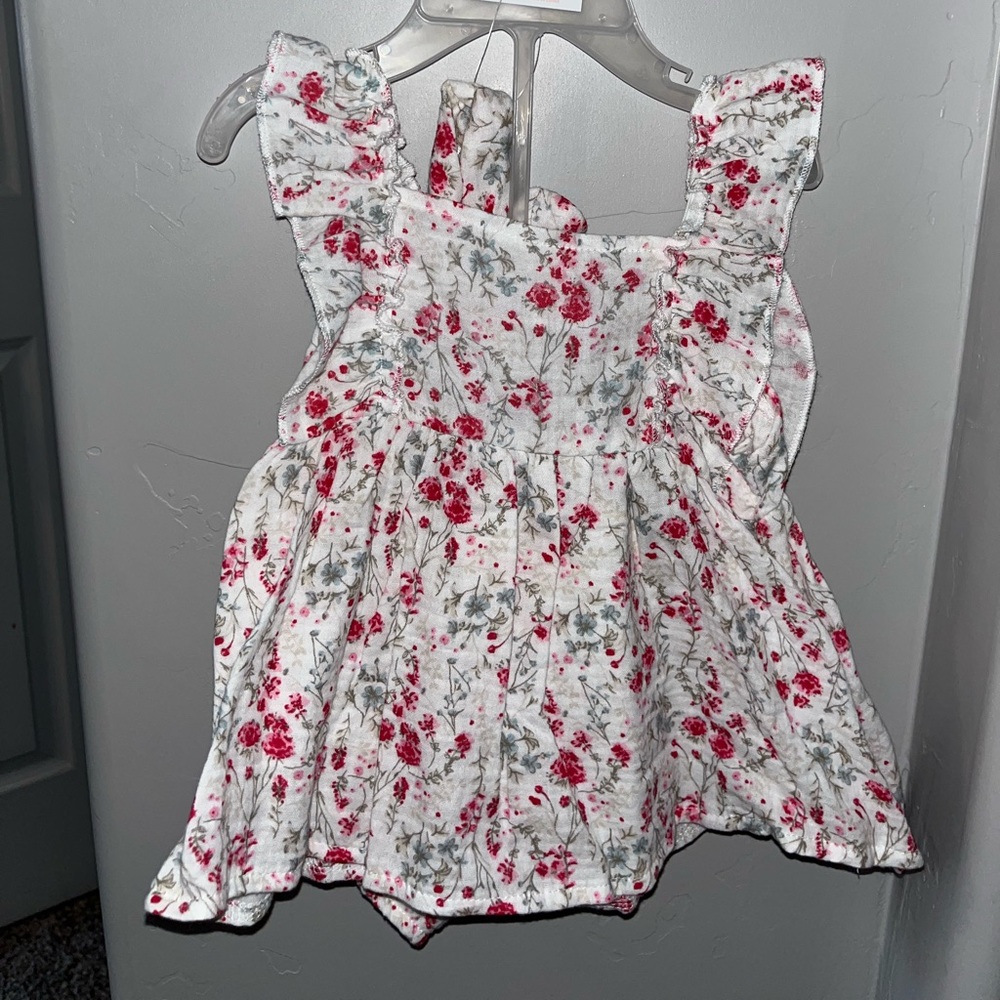 Floral romper for baby